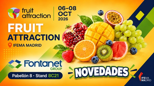 Fontanet Group en Fruit Attraction 2026, IFEMA Madrid, Pabellón 8, Stand 8C21