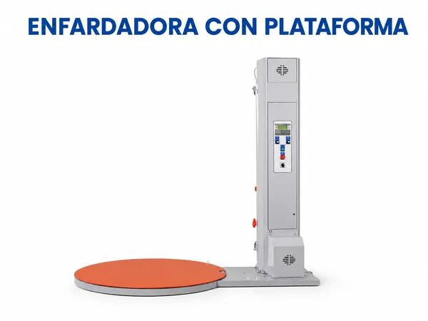 Fasciatrice con piattaforma girevole per pallet di Fontanet Group