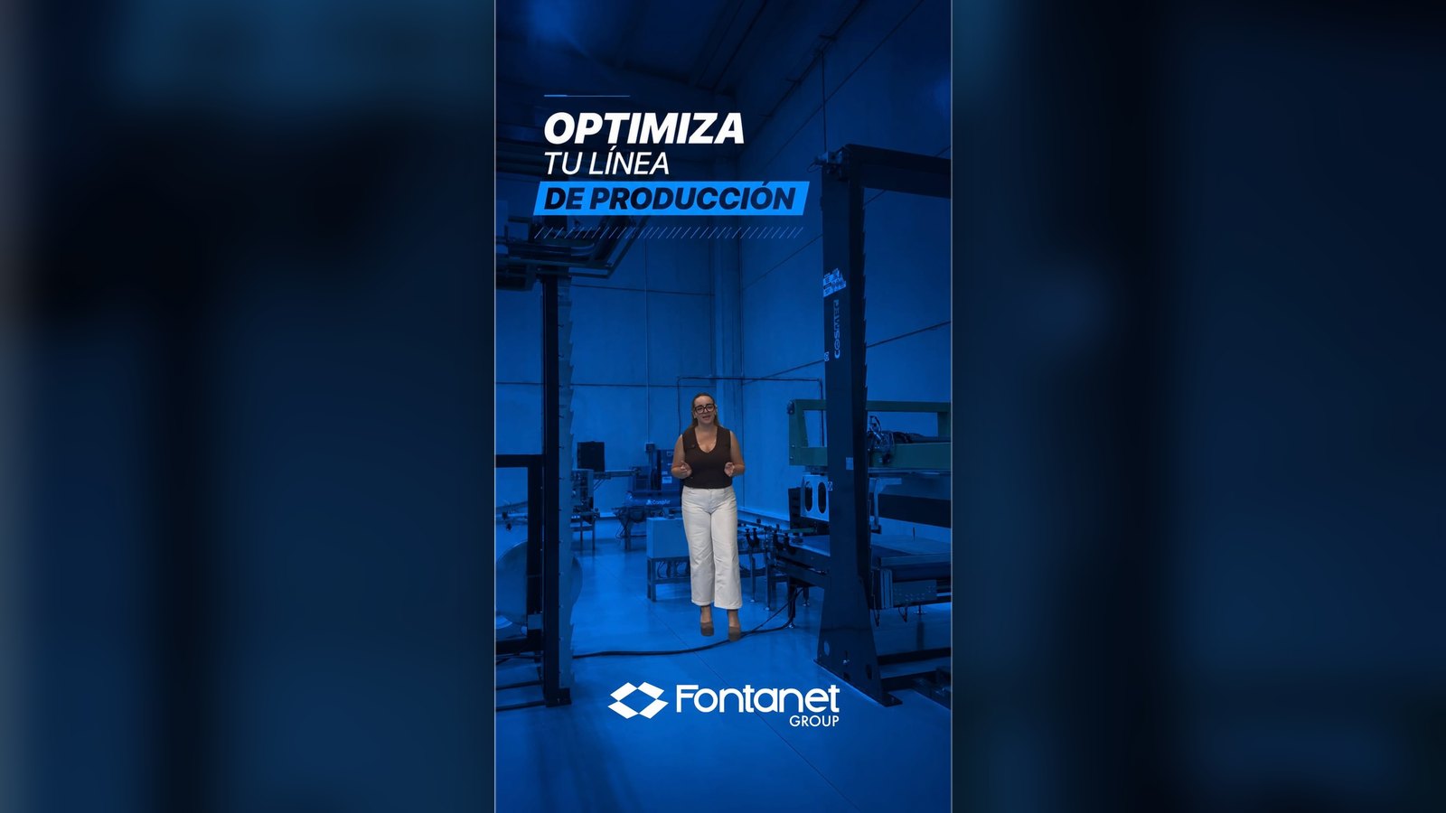 Fontanet Group packing line with machinery running