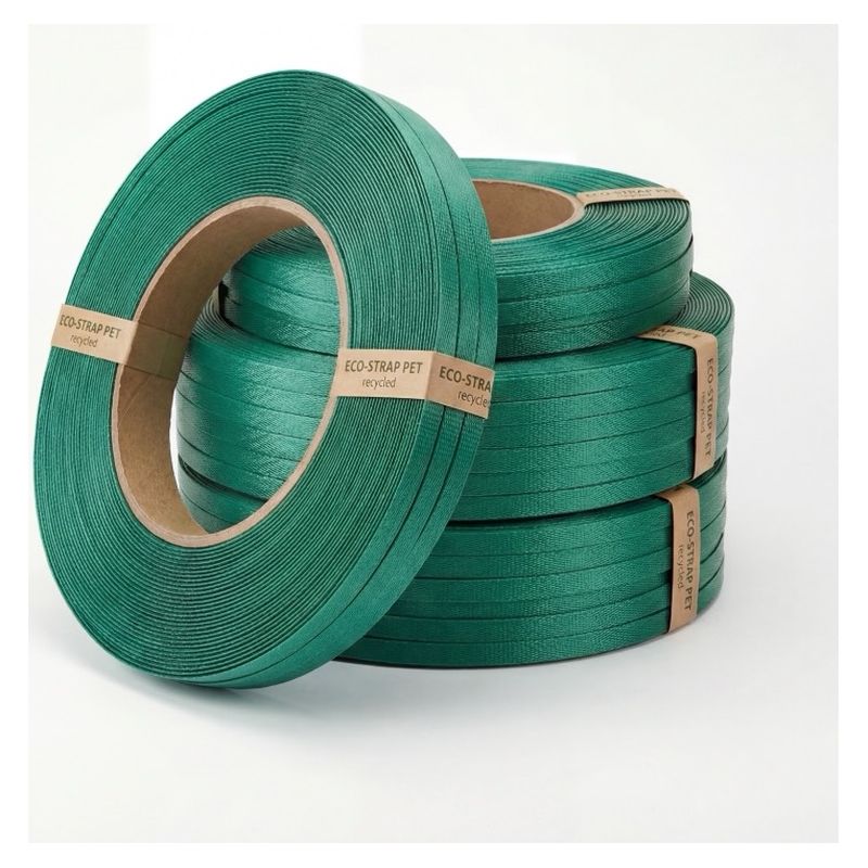 Bobinas de fleje de poliéster PET de color verde