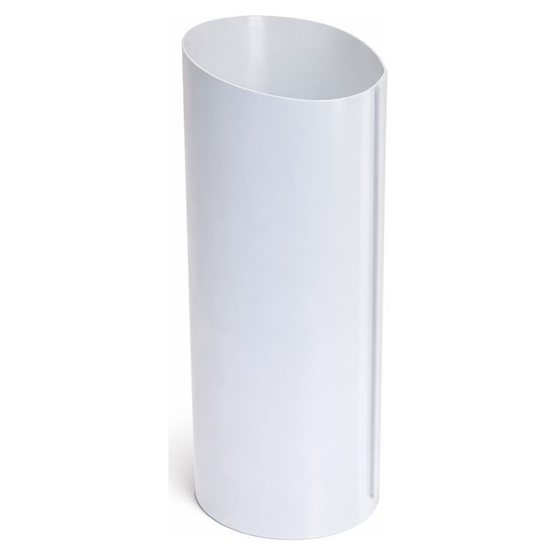 Protector para árbol en forma de tubo de lámina de polipropileno blanco